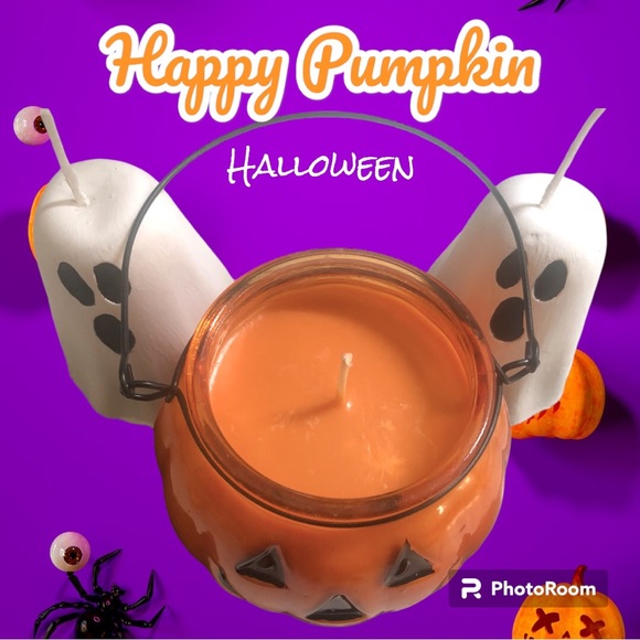 Handmade PS Happy Pumpkin Candle - Picture 2 of 4